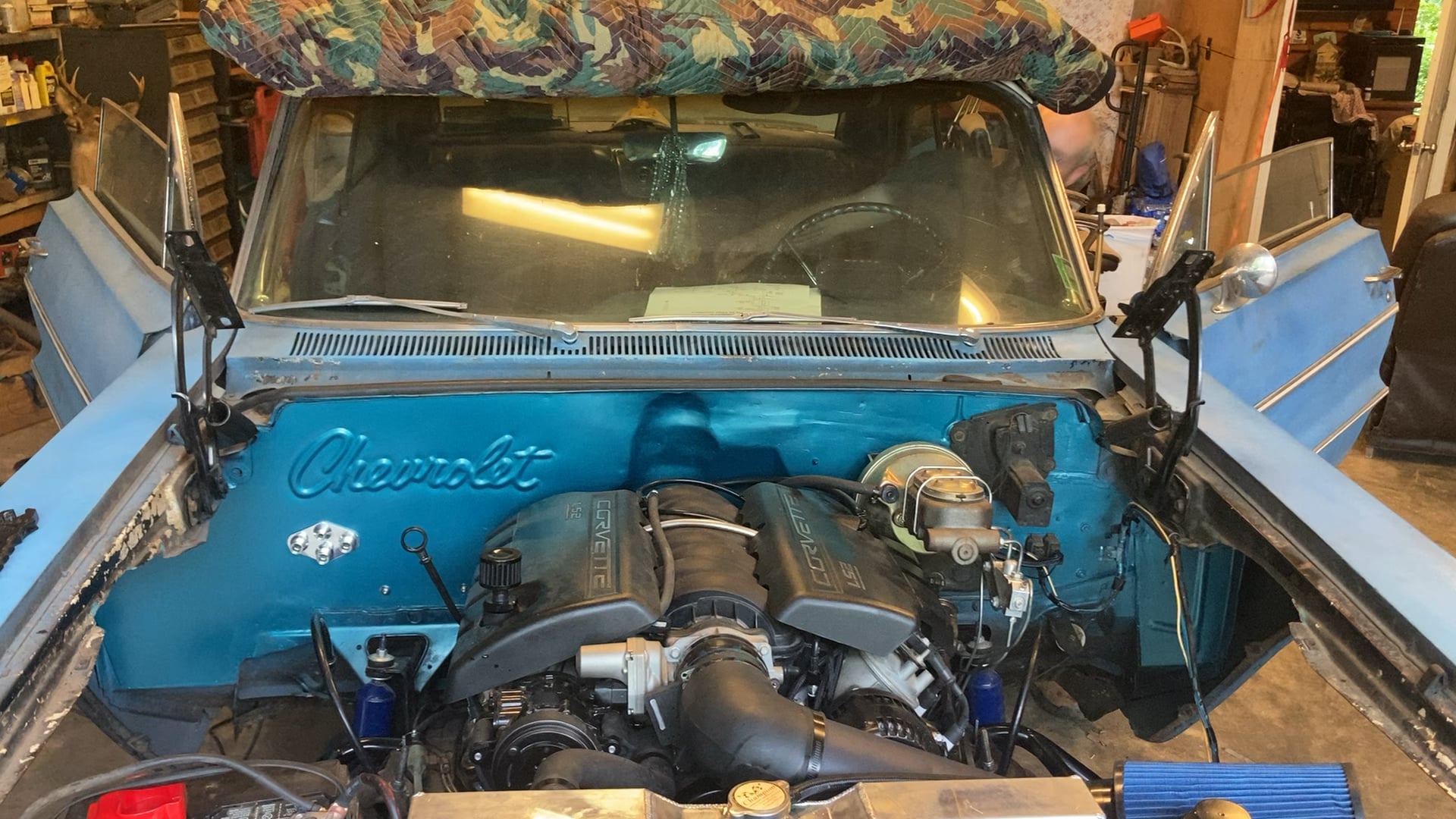 1964 Impala LS Engine Bay